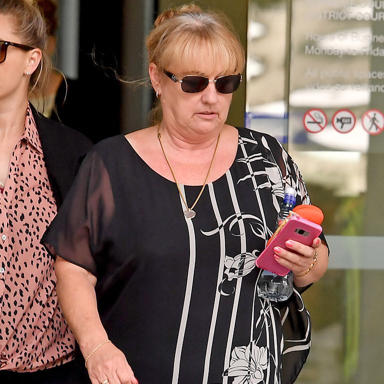 Mother Debbie Goodlet outside court earlier this year