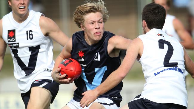 Jordan De Goey in action for Vic Metro. Picture: Colleen Petch