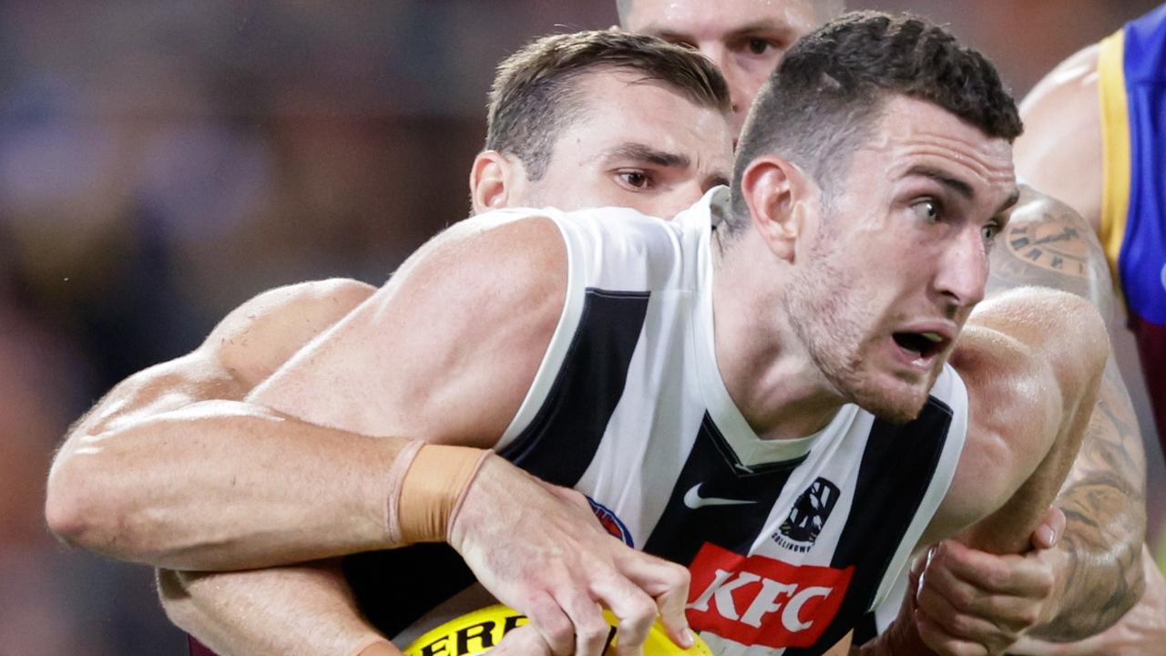 Daniel McStay of the Magpies will be out for at least six weeks. (Photo by Russell Freeman/AFL Photos via Getty Images)