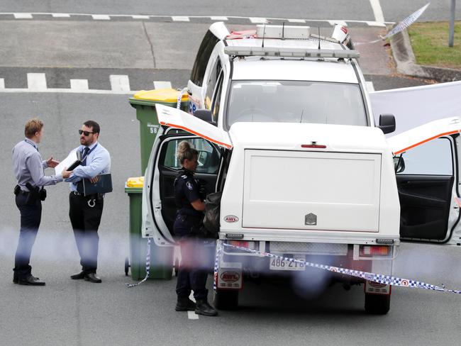 Crime Scene - A man has been found dead in Whiting street, Labrador.Picture: NIGEL HALLETT