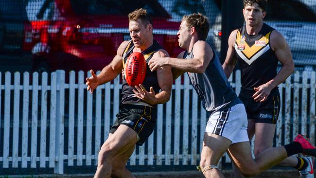 Nigel Osborn in action for Brighton Bombers. Picture: Brenton Edwards