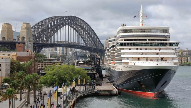 The last international cruise ship at Circular Quay arrived in March 2020. Picture: Damian Shaw