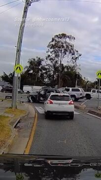 Duo arrested after doing a runner after Upper Coomera crash