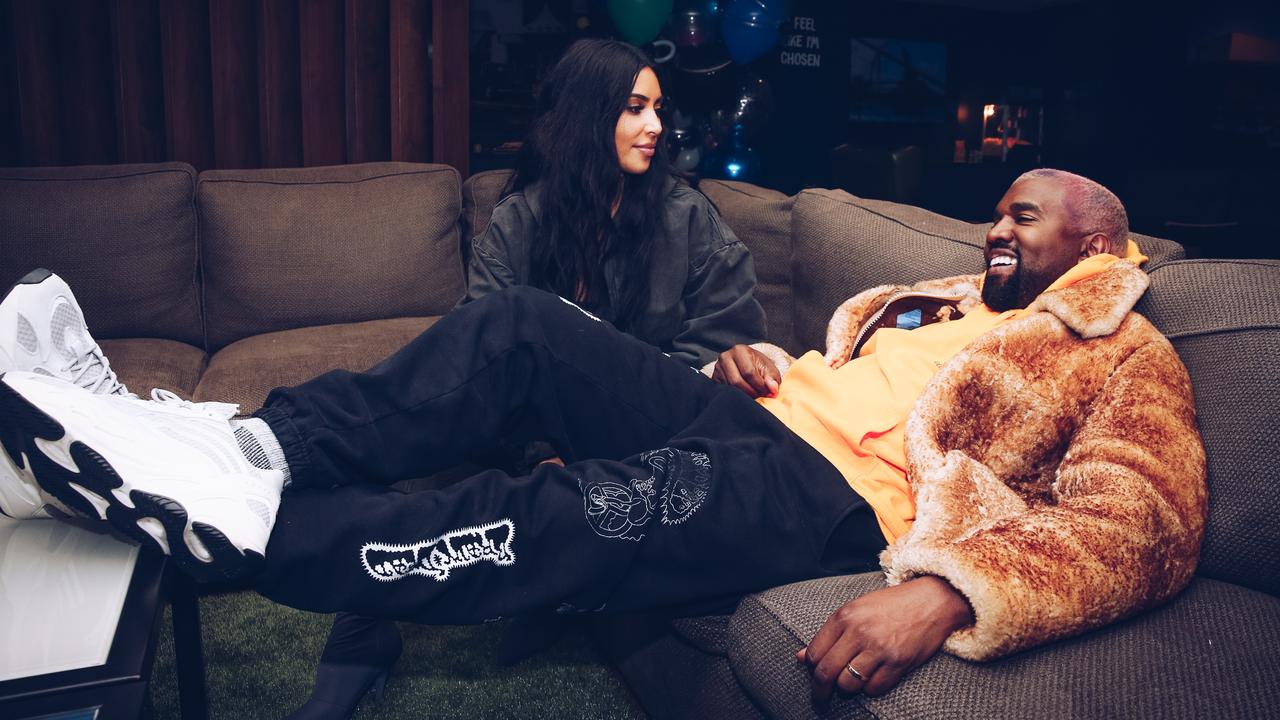 Kim Kardashian and Kanye West in happier times. (Photo by Rich Fury/Forum Photos via Getty Images)