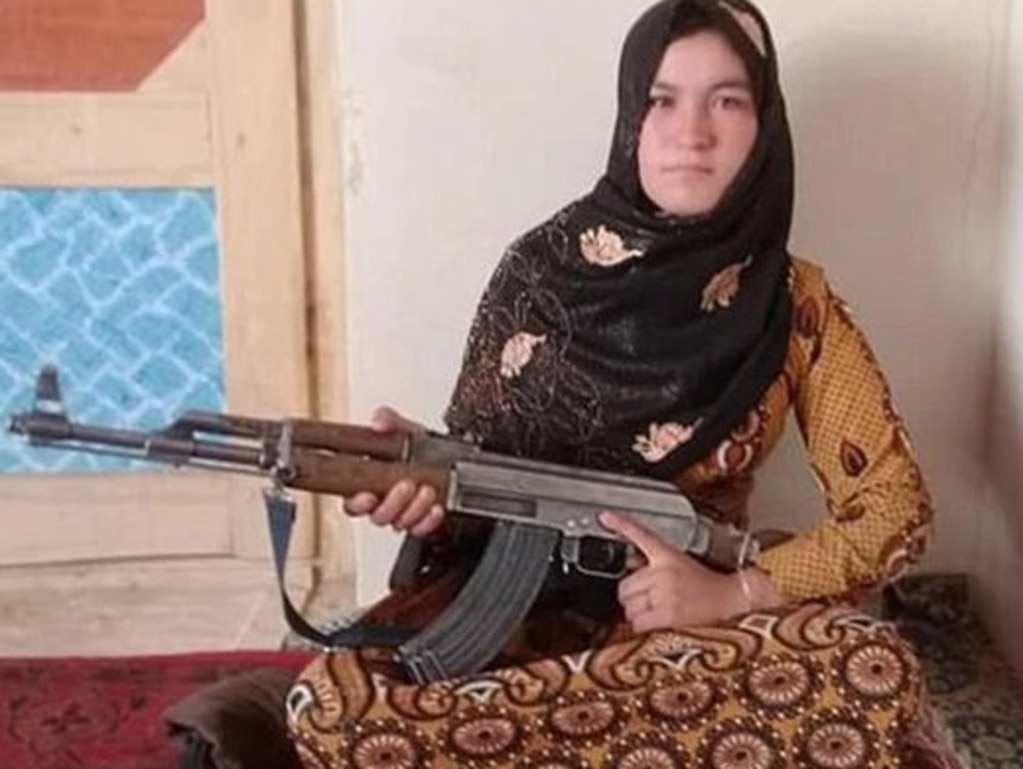 Photos of Ms Gul holding an AK-47 have gone viral since the incident.