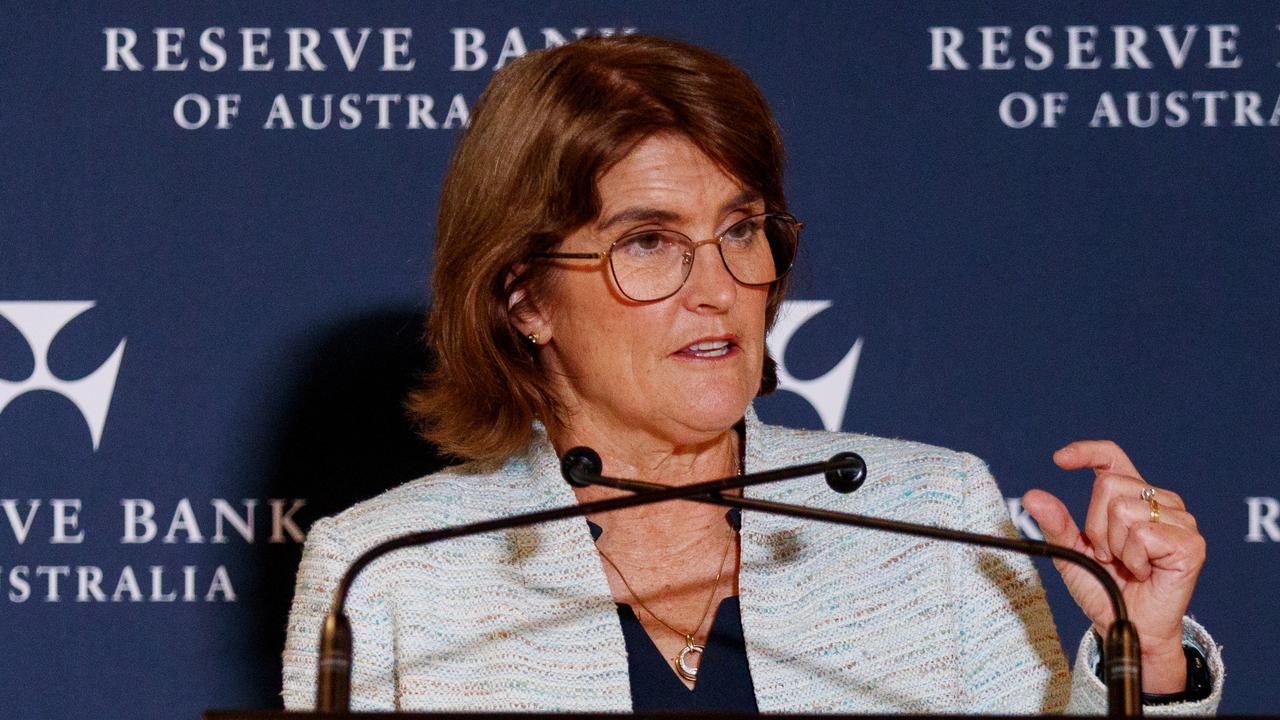 Reserve Bank governor Michele Bullock may not signal a rate cut until May next year. Picture: NewsWire / Nikki Short