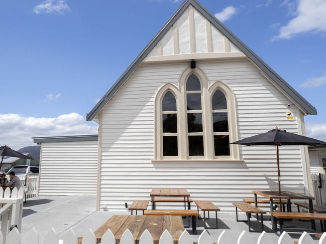 Saint Hugo's sunny outdoor space. Picture: Chris Kidd