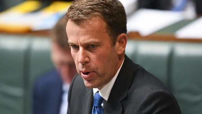 Australian Social Services Minister Dan Tehan. Picture: AAP.