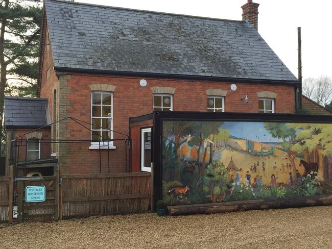 Nursery ... Westacre Montessori School in Norfolk where Prince George has started preschool. Picture: Kensington Palace via Getty Images