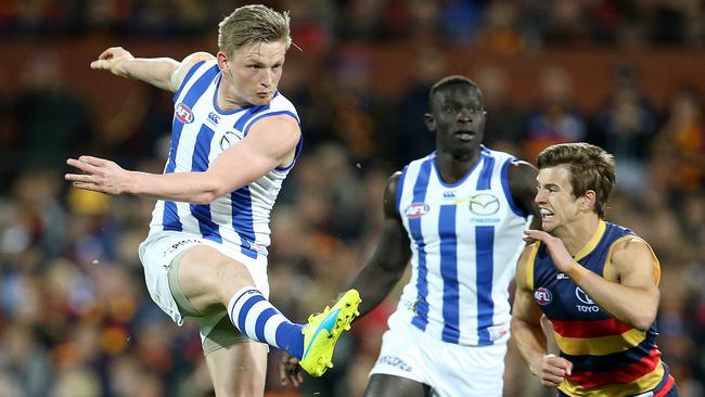Jack Ziebell in action during the elimination final loss to Adelaide. Picture: Michael Klein