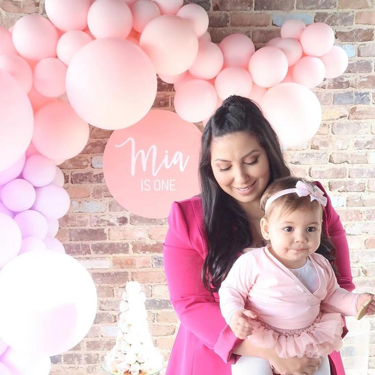 Christine Krkach and her daughter Mia.