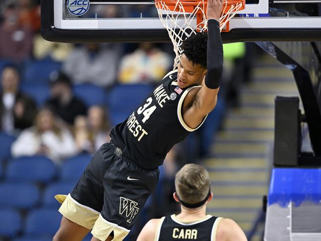 Cairns Next Star signing Bobi Klintman during his time at Wake Forest Demon Deacons. Picture: Grant Halverson/Getty Images