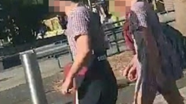 Boys wearing dresses were told to go home or change at Bentleigh Secondary College Year 12 muck-up day. Picture: Supplied