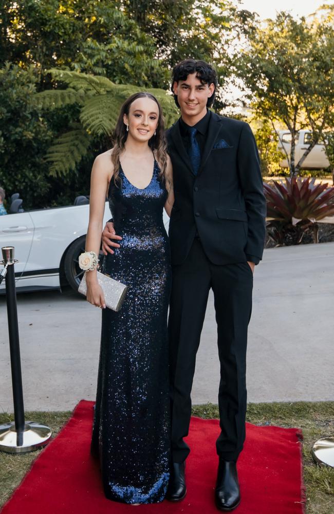 Gracie and Noah at the Glasshouse Christian College formal. Picture: Jordan Bull of JBull Photography