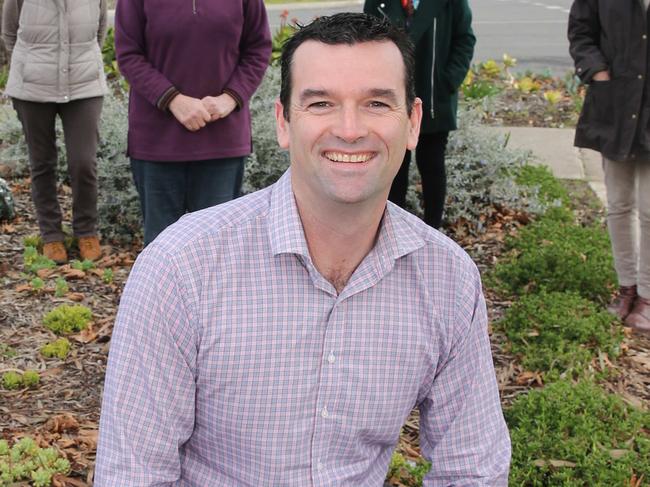 Golden Plains Mayor Owen Sharkey with members of the Beautify Bannockburn group.  Bannockburn and surrounding Golden Plains towns have been nominated for the 2020 Tidy Town awards.  Picture: Peter Ristevski