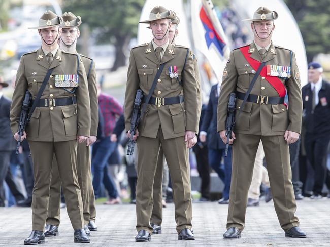 ANZAC Day March and Parade at Hobart.  Picture: Chris Kidd