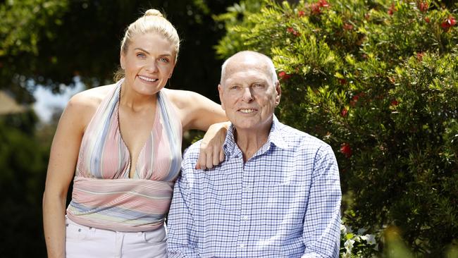 Erin Molan says her dad Jim was a proud family man. Picture: Jonathan Ng