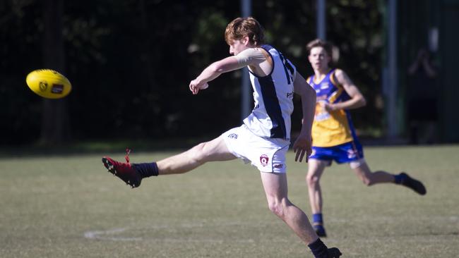 Coorparoo’s Liam Gorman in action.(Image Sarah Marshall)