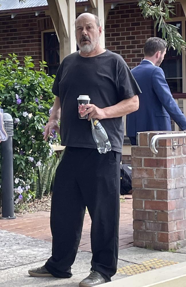 Roger Akins at court over a Byron Shire dog attack. Picture: Savannah Pocock