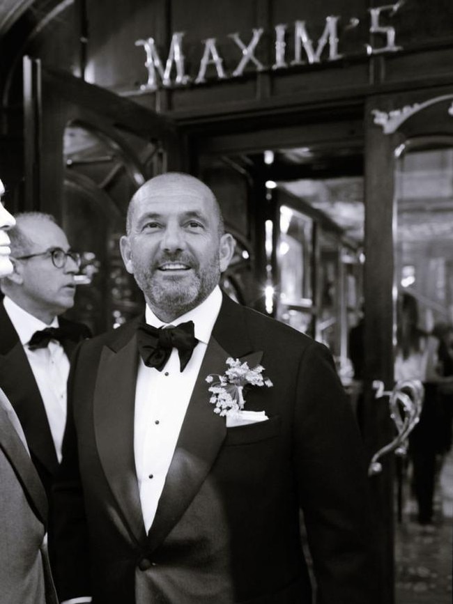 Guillaume Brahini at his wedding in Paris. Source: Alli Woods