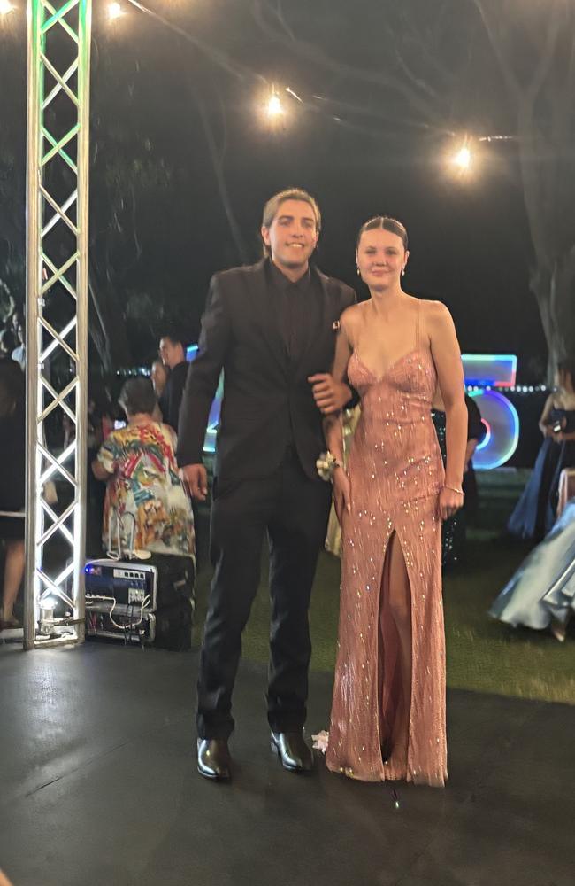 The students of Hervey Bay State High School enjoy their formal.