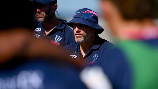 Melbourne coach Kevin Foote. Picture: Morgan Hancock/Getty Images