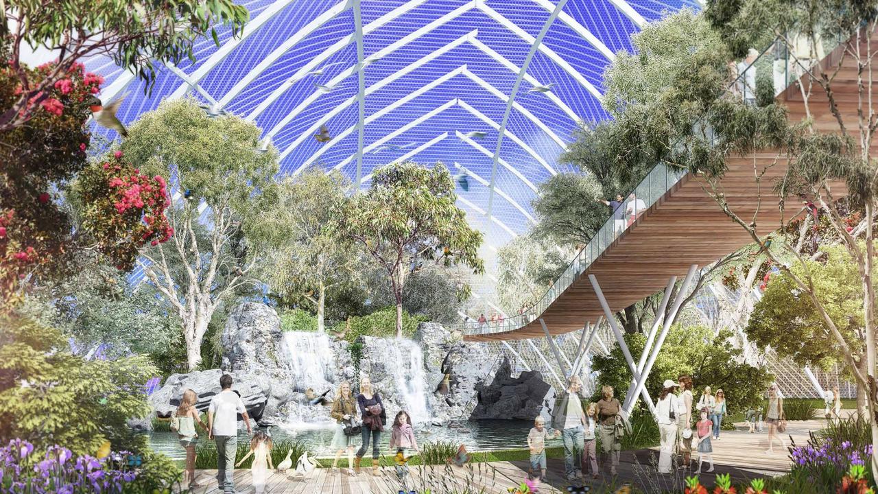 Cleland Wildlife Park artist impression for $150 million upgrade. Picture: Supplied