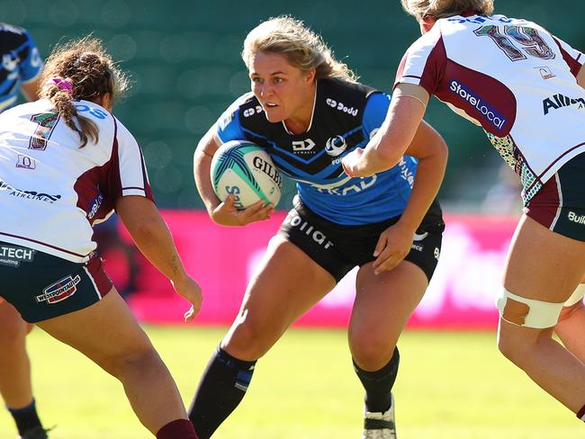 Lucy Dinnen in action for the Western Force. Picture: James Worsfold/Getty Images