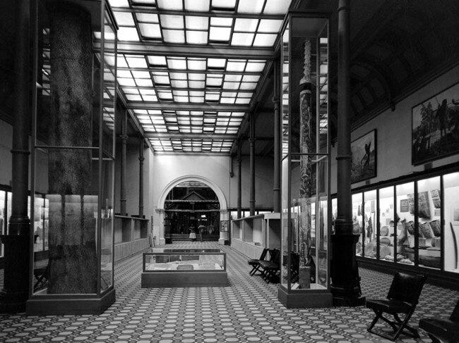 Inside the Australian Museum in the mid-1950s.