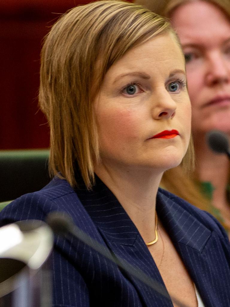 Independent member for Elwick, Bec Thomas concerned over youth crime. Picture: Linda Higginson