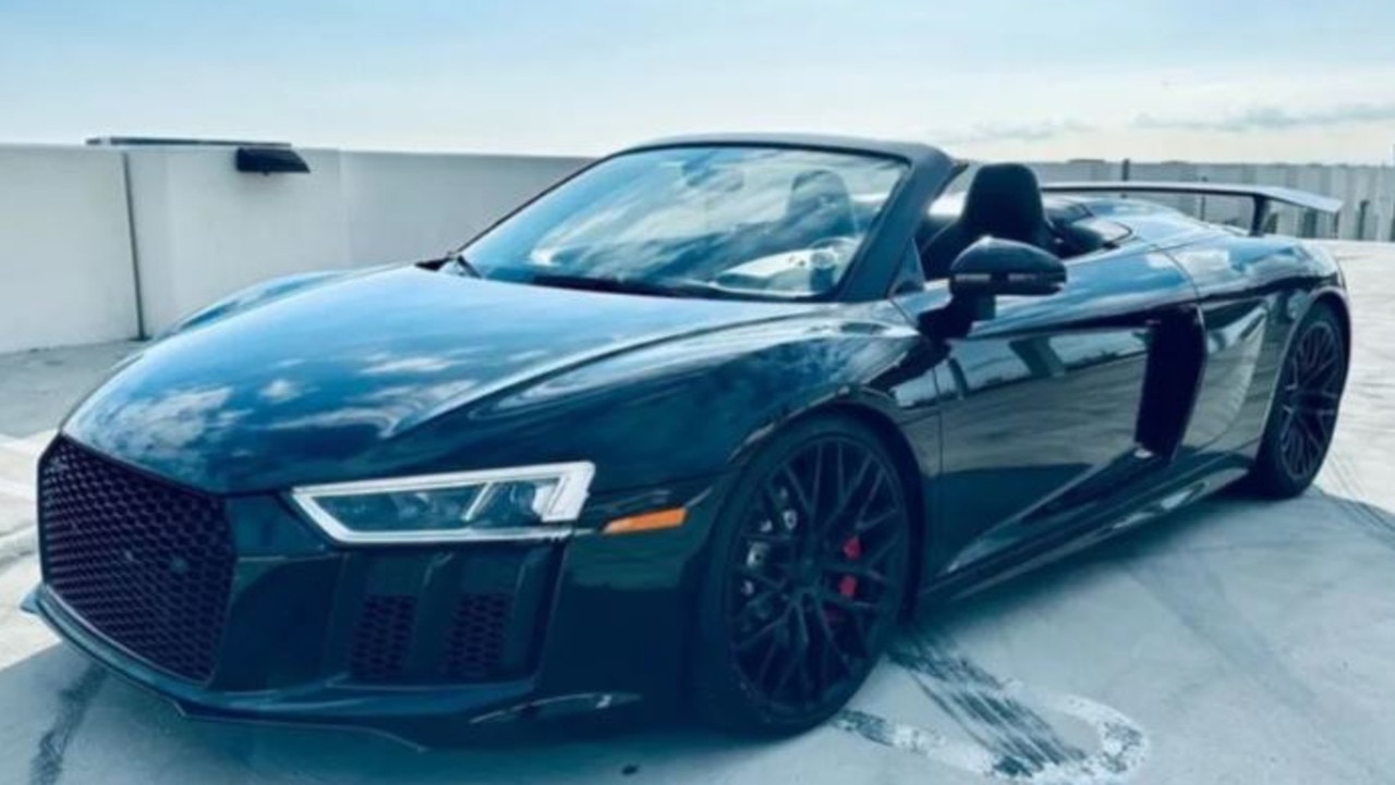 A 2017 Audi R8 Spyder.