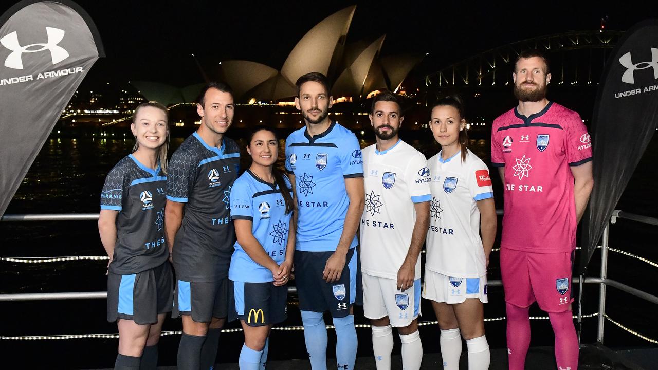 Sydney FC unveil their 2019/20 Under Armour kits ahead of their friendly against PSG.