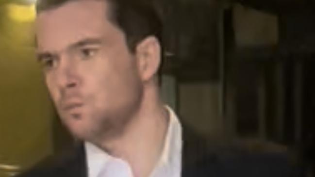 Hugo Ball leaves Downing Centre on Wednesday