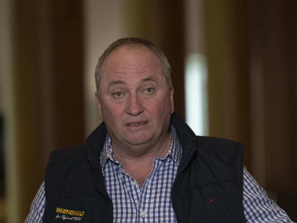 Former National Party leader Barnaby Joyce was replaced by David Littleproud. Picture: NCA NewsWire / Andrew Taylor