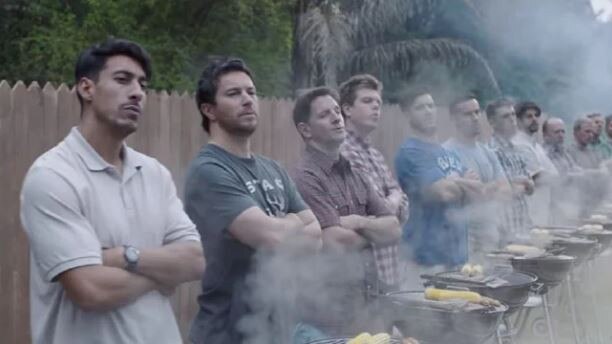 Scene from a new Gillette ad that deals with issues of "toxic masculinity". Picture: YouTube