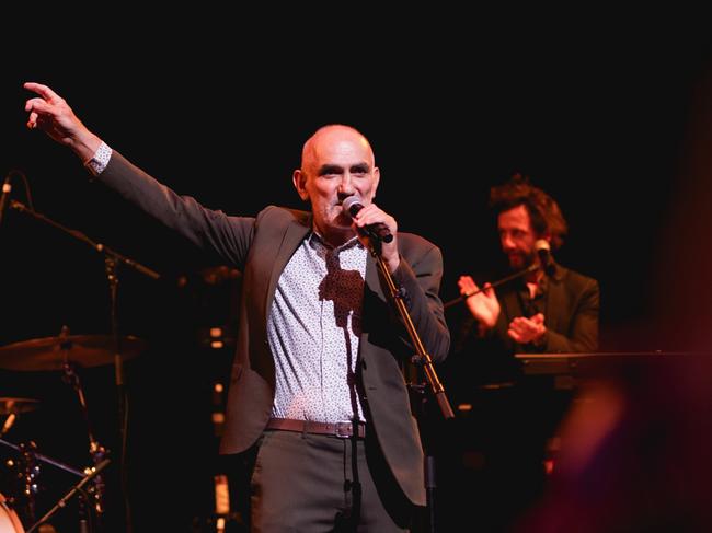 Paul Kelly performs at the Mushroom 50 Live Concert. Picture: Supplied