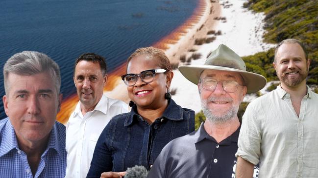 Candiates for the seat of Cook for the 2024 state election: Duane Amos (KAP), David Kempton (LNP), Cynthia Lui (ALP), Peter Campion (One Nation) and Troy Miller (Greens).