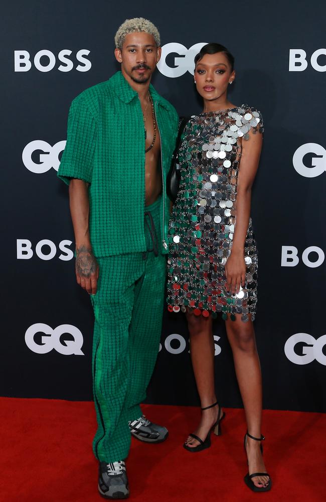 Performer Keiynan Lonsdale opted for a sporty look. Picture: Lisa Maree Williams/Getty Images