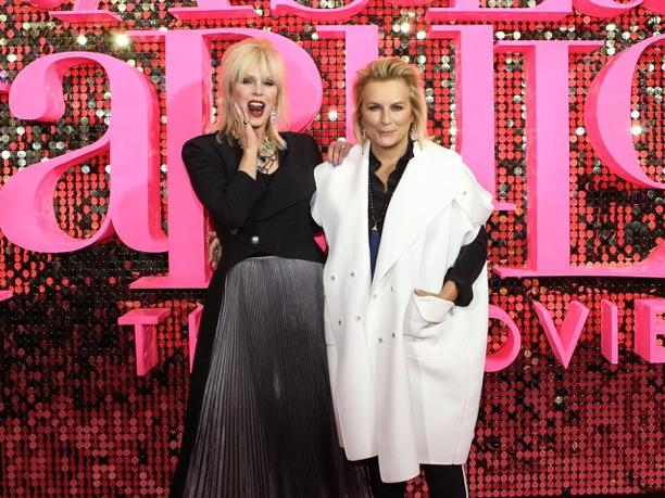 The comedic duo arrive at the Absolutely Fabulous: The Movie Aussie premiere at the State Theatre Sydney in 2016. Picture Scott Ehler