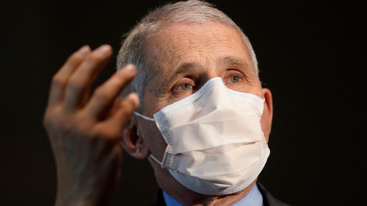 White House coronavirus adviser Dr Anthony Fauci says it’s inevitable the mutant strain will sweep the US. Picture: Patrick Semansky/AFP