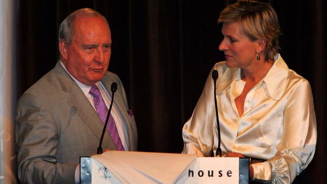 “And then there were days like Pride Of Australia”: Wilson with friend and radio host Alan Jones.