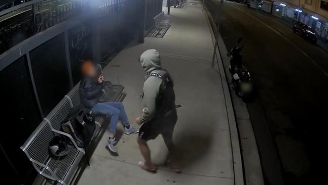 The delivery driver was attacked by a stranger outside Wentworthville Railway Station. Picture: NSW Police