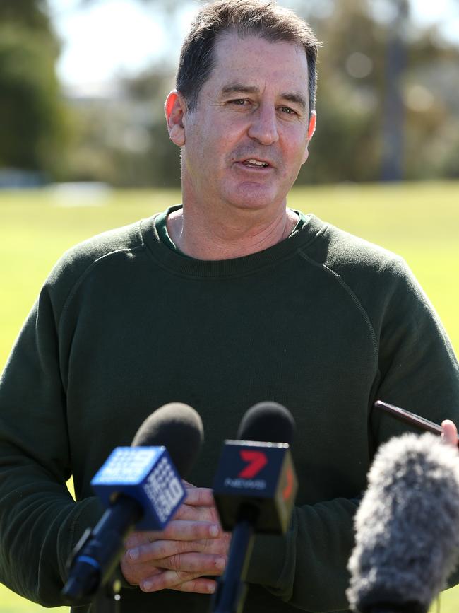 Former Fremantle and St Kilda coach Ross Lyon is also joining the line-up. Picture: Paul Kane/Getty