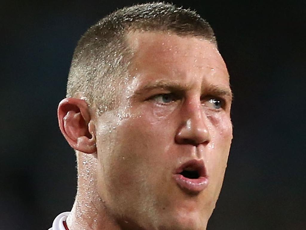 SYDNEY, AUSTRALIA - SEPTEMBER 14:  Luke O'Donnell of the Roosters reacts to a referee's decision during the NRL Qualifying Final match between the Sydney Roosters and the Manly Warringah Sea Eagles at Allianz Stadium on September 14, 2013 in Sydney, Australia.  (Photo by Mark Metcalfe/Getty Images)