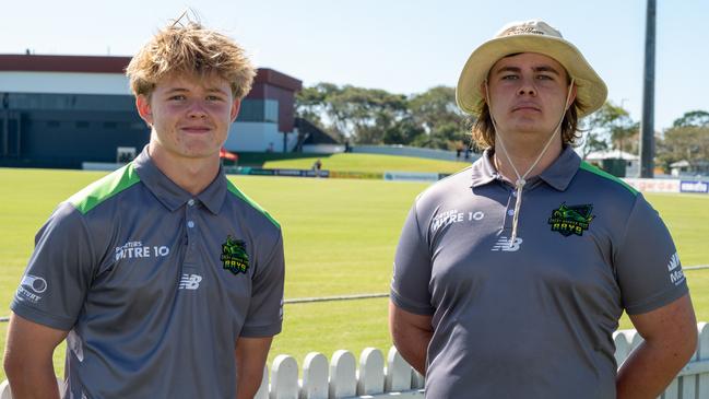 Jack Law and Ayden Loader. Picture:Michaela Harlow