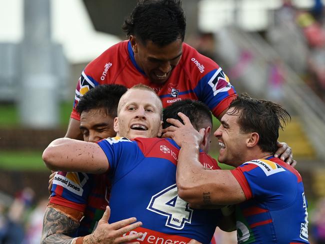 2021 NRL Round 01 - Newcastle Knights v Canterbury-Bankstown Bulldogs, McDonald Jones Stadium, 2021-03-12. Digital image by Grant Trouville � NRL Photos