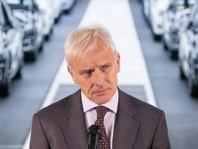 Matthias Müller, chief executive officer of Volkswagen. Picture: Krisztian Bocsi /Bloomberg News