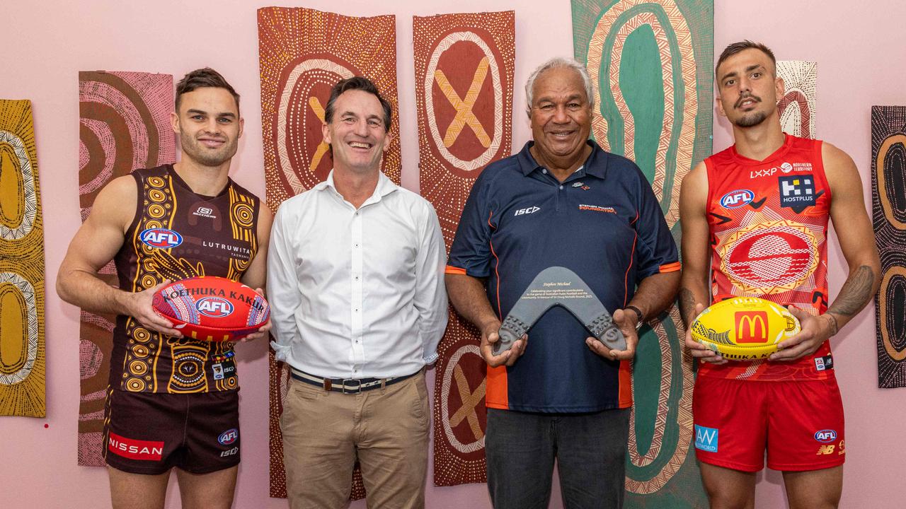 ‘Spectacular place’: AFL boss tours potential Darwin stadium sites