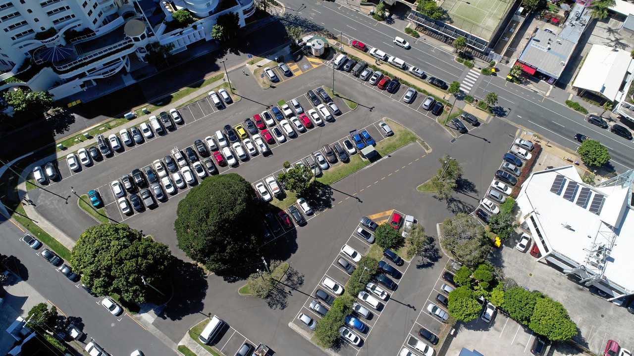 Brisbane Road Carpark, Mooloolaba. Picture: Patrick Woods