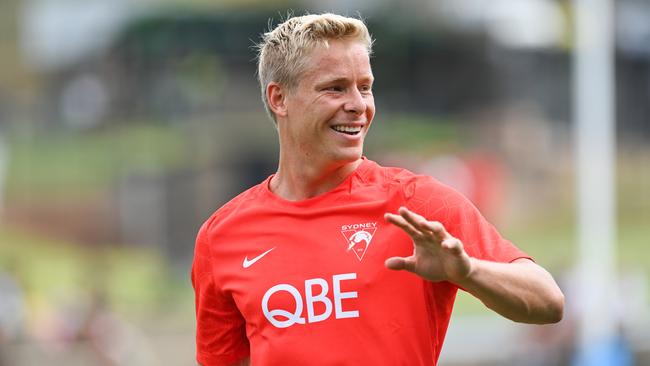 Isaac Heeney of the Swans.